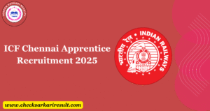 Read more about the article Integral Coach Factory Recruitment 2025 | Railway ICF Trade Apprentice Recruitment 2025